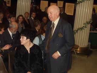 Ахмадулина и Мессерер в Белом зале